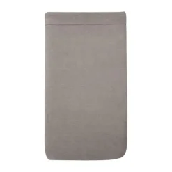 Witlof for kids Velvet Rib Tuck-Inn wiegdeken - 40 x 80 cm - Warm Grey