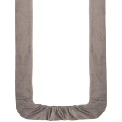 Witlof for kids Velvet Rib Tuck-Inn wiegdeken - 40 x 80 cm - Warm Grey