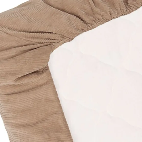 Witlof For Kids Velvet Rib Tuck-Inn Wiegdeken - Soft Sand