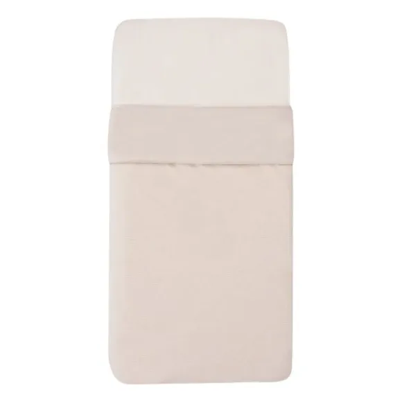 Witlof For Kids Velvet Rib Tuck-Inn Wiegdeken - Soft Sand