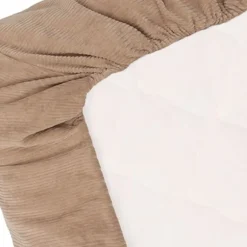 Witlof For Kids Velvet Rib Tuck-Inn Ledikantdeken - Soft Sand