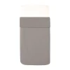 Witlof for kids Waves Tuck-Inn ledikantdeken - 60 x 120 cm - Warm Grey.
