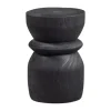Woood Bikkel Kruk - Hout – Zwart
