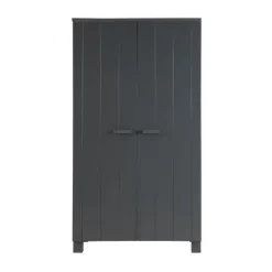 Woood Dennis Kledingkast Steel Grey 2-Deurs