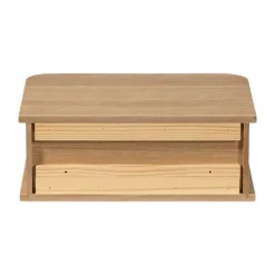 Woood Jena Hangend Nachtkastje - Hout Naturel