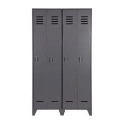 Woood Stijn Lockerkast Grijs 2-Deurs