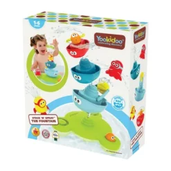 Yookidoo Badspeelgoed - Stack ‘N’ Spray Tub Fountain